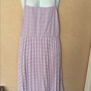 ASOS Lilac Checkered Prom Dress